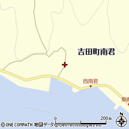 愛媛県宇和島市吉田町南君448周辺の地図