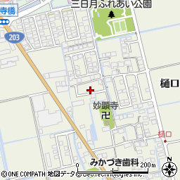 佐賀県小城市樋口1026周辺の地図