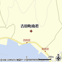 愛媛県宇和島市吉田町南君577周辺の地図