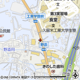 野添(祐誠高等学校前)周辺の地図