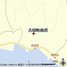 愛媛県宇和島市吉田町南君490周辺の地図