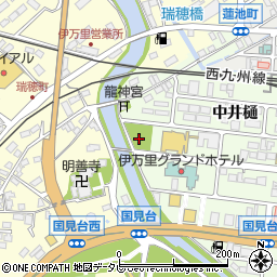 中井樋児童公園周辺の地図