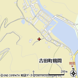 愛媛県宇和島市吉田町鶴間509周辺の地図