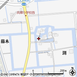 佐賀県佐賀市兵庫町渕1187周辺の地図