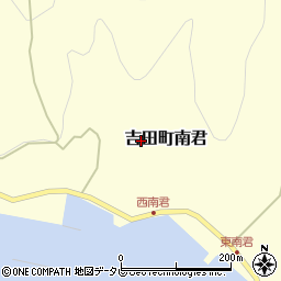 愛媛県宇和島市吉田町南君495周辺の地図