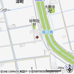 佐賀県小城市深町452周辺の地図