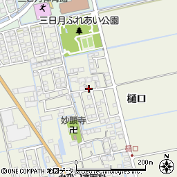 佐賀県小城市樋口1070周辺の地図