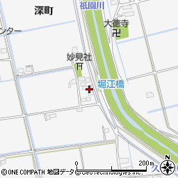 佐賀県小城市深町450周辺の地図