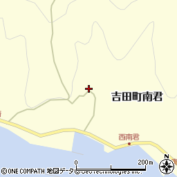 愛媛県宇和島市吉田町南君416周辺の地図