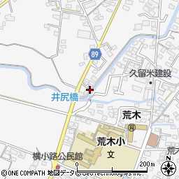 福岡県久留米市荒木町荒木1049周辺の地図