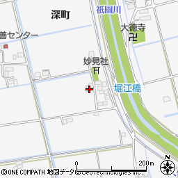 佐賀県小城市深町462周辺の地図