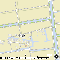 佐賀県神埼市上地周辺の地図