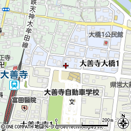 茶話本舗デイサービス大善寺周辺の地図