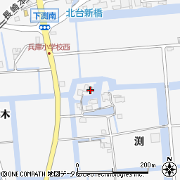 佐賀県佐賀市兵庫町渕1195-1周辺の地図