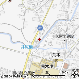 福岡県久留米市荒木町荒木1049-8周辺の地図