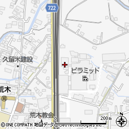 福岡県久留米市荒木町荒木1183周辺の地図