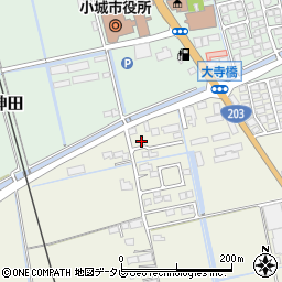 佐賀県小城市江利883周辺の地図
