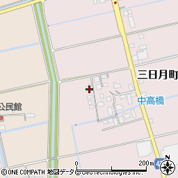 佐賀県小城市三日月町石木253周辺の地図