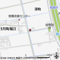佐賀県小城市深町692周辺の地図