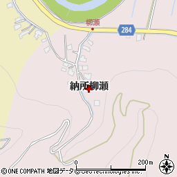 佐賀県多久市東多久町（納所柳瀬）周辺の地図