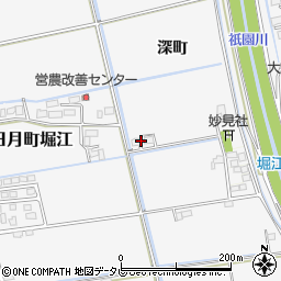 佐賀県小城市深町479周辺の地図