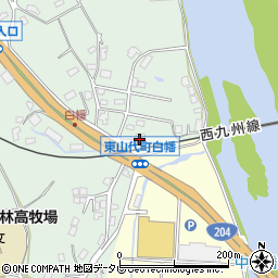 佐賀県伊万里市東山代町長浜11周辺の地図