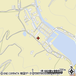 愛媛県宇和島市吉田町鶴間鶴間団地周辺の地図