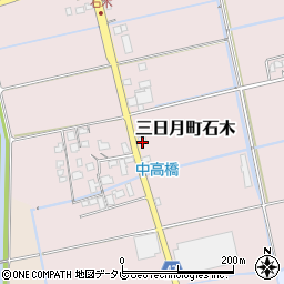 佐賀県小城市三日月町石木224周辺の地図
