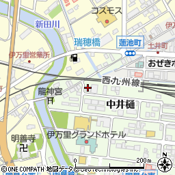 佐賀県伊万里市新天町中井樋周辺の地図