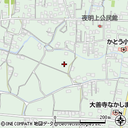 福岡県久留米市大善寺町（夜明）周辺の地図