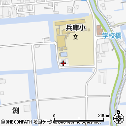 佐賀県佐賀市兵庫町渕1282-5周辺の地図