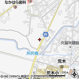 福岡県久留米市荒木町荒木901周辺の地図