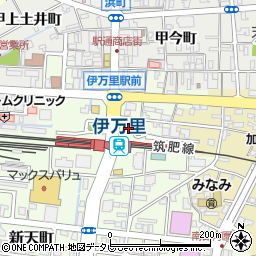伊万里駅前公園周辺の地図