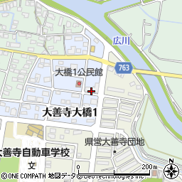 ドリームマンション大善寺駅前周辺の地図