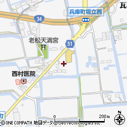 九州三菱クリーンカー佐賀周辺の地図