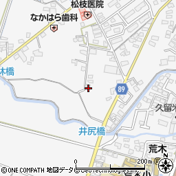 福岡県久留米市荒木町荒木922周辺の地図