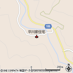 平川家住宅周辺の地図