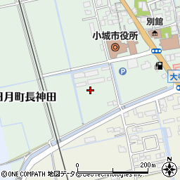 佐賀県小城市大寺周辺の地図