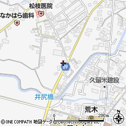 福岡県久留米市荒木町荒木925-1周辺の地図