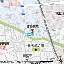 御幸橋周辺の地図