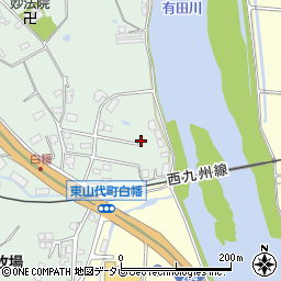 佐賀県伊万里市東山代町長浜23周辺の地図