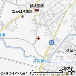 福岡県久留米市荒木町荒木923-1周辺の地図