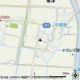 佐賀県三養基郡みやき町東津747周辺の地図