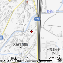 福岡県久留米市荒木町荒木1088周辺の地図