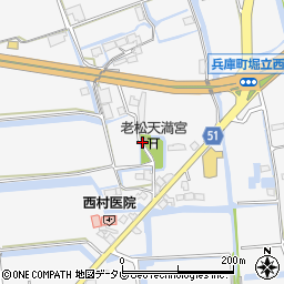 六町野公民館周辺の地図