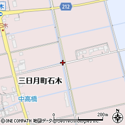 佐賀県小城市三日月町石木138周辺の地図