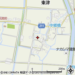 佐賀県三養基郡みやき町東津746周辺の地図
