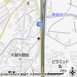 福岡県久留米市荒木町荒木746-5周辺の地図