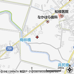 福岡県久留米市荒木町荒木970-2周辺の地図