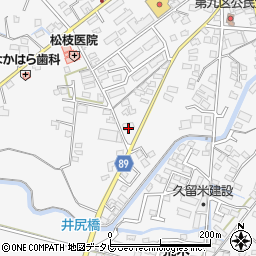 福岡県久留米市荒木町荒木880周辺の地図